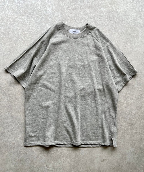 natto(ナット)の「【ユニセックスアイテム】loose silhouette sweat tee / ルーズシルエットスウェットtee(Tシャツ/カットソー・レディース・ライトグレー/ブラック/ベージュ/グレー・FREE)」の3枚目の写真