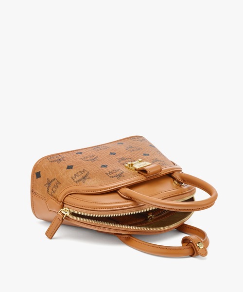 MCM(エムシーエム)の「Tracy トート - ヴィセトス レザーミックス(ハンドバッグ・レディース・ブラウン/ブラック・SMALL)」の14枚目の写真