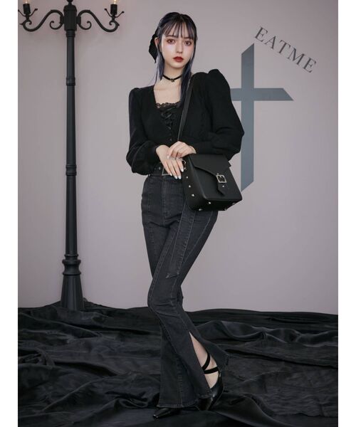 EATME（イートミー）の「BIGリボンヘアカフ（ヘアピン・レディース・ブラック・FREE）」の5枚目の写真