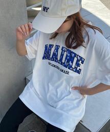 モノグラムカレッジロゴTシャツ