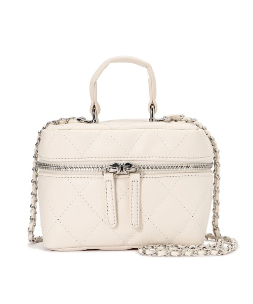 N.（N. Natural Beauty Basic）（エヌエヌナチュラルビューティーベーシック）の「ミニバニティーショルダーバッグ（トートバッグ・レディース・ホワイト/ブラック・ﾌﾘ-）」の7枚目の写真