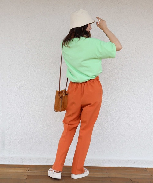 HONEYSUCKLE ROSE（ハニーサックルローズ）の「【HONEYSUCKLE ROSE】フラワープリントＴシャツ（Tシャツ/カットソー・レディース・ブラック/グリーン/ホワイト・M/L）」の13枚目の写真