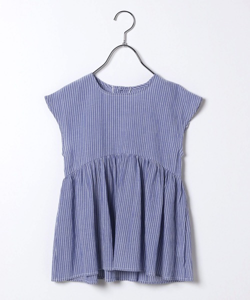 GLOBAL WORK（グローバルワーク）の「ヨウリュウブラウス/ノースリーブ/キッズ/299647（シャツ/ブラウス・キッズ・ホワイト/ライトブルー/ライトグリーン/ホワイト系その他2・110cm/100cm/120cm/130cm/140cm/150cm/160cm）」の4枚目の写真