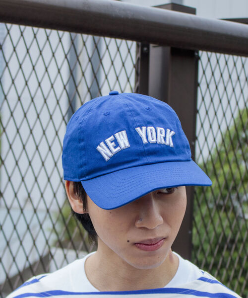 newhattan（ニューハッタン）の「【NEW HATTAN/ニューハッタン】ベースボールキャップ NEW YORK embroidery（キャップ・メンズ・チャコールグレー/ブラック/ベージュ/ネイビー/オレンジ/ブルー/グリーン/ブラック系その他/ブルー系その他・FREE）」の10枚目の写真