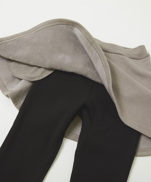 devirock(デビロック)の「RICH WARM 裏シャギー 両側ポケット付き 10分丈 無地 スカッツ(スカート・キッズ・スモークピンク/ヘザーチャコール/ブルーグレー/ブルー系その他2/ブルー系その他/ラベンダー/バイオレット/ブラック/グレー系その他/レッド系1/ダークグリーン/パープル系/グリーン系/ベージュ系2/ピンク系・150cm/140cm/130cm/90cm/80cm/160cm/100cm/120cm/110cm)」の19枚目の写真