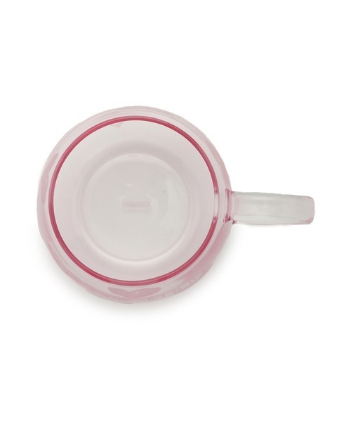 gelato pique（ジェラートピケ）の「【PINK】ハート柄耐熱ガラス