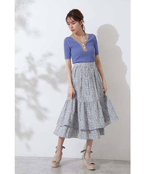 JILLSTUART オリーヴニットブルゾン ベージュ