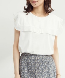 Green　Parks | プリーツドッキングヨークプルオーバー(Tシャツ/カットソー)