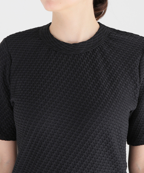 journal standard L'essage(ジャーナルスタンダードレサージュ)の「リンキングニットTシャツ(Tシャツ/カットソー・レディース・ブラック/ホワイト・FREE)」の20枚目の写真