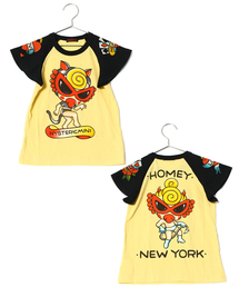 HYSTERIC MINI | Tattooing in mini parra HOT shop ラグランTシャツ(Tシャツ/カットソー)