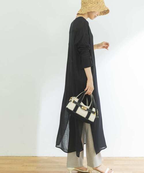 URBAN RESEARCH(アーバンリサーチ)の「コットンモスカフタンワンピース(ワンピース・レディース・オフホワイト/ブラック/ベージュ系その他・FREE)」の12枚目の写真