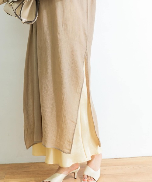 URBAN RESEARCH(アーバンリサーチ)の「コットンモスカフタンワンピース(ワンピース・レディース・オフホワイト/ブラック/ベージュ系その他・FREE)」の15枚目の写真