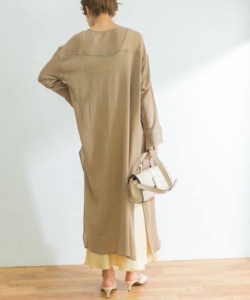 URBAN RESEARCH(アーバンリサーチ)の「コットンモスカフタンワンピース(ワンピース・レディース・オフホワイト/ブラック/ベージュ系その他・FREE)」の16枚目の写真