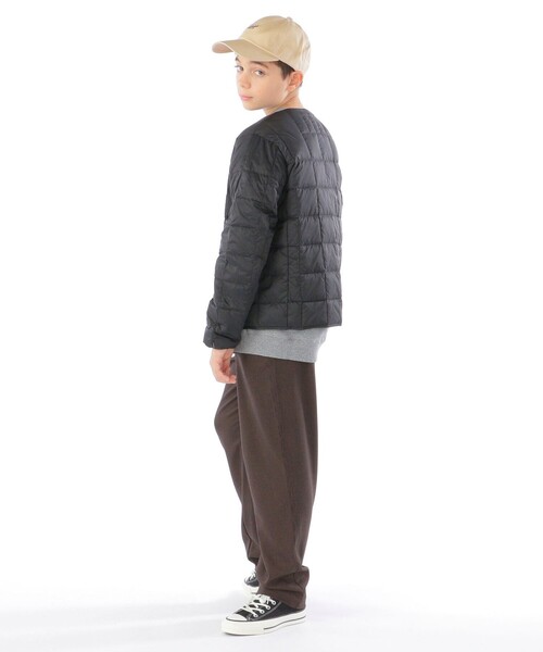 TAION(タイオン)の「【WEB限定】TAION:150~160cm / キッズ インナー ダウン ジャケット(ダウンジャケット/コート・キッズ・ライトブルー/ブラック/ネイビー/カーキ/ラベンダー/イエロー・150/M/160)」の10枚目の写真