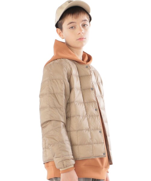 TAION(タイオン)の「【WEB限定】TAION:150~160cm / キッズ インナー ダウン ジャケット(ダウンジャケット/コート・キッズ・ライトブルー/ブラック/ネイビー/カーキ/ラベンダー/イエロー・150/M/160)」の11枚目の写真