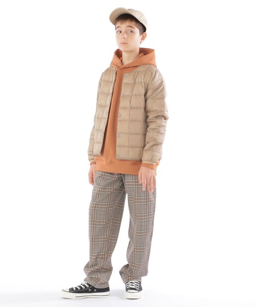 TAION(タイオン)の「【WEB限定】TAION:150~160cm / キッズ インナー ダウン ジャケット(ダウンジャケット/コート・キッズ・ライトブルー/ブラック/ネイビー/カーキ/ラベンダー/イエロー・150/M/160)」の14枚目の写真