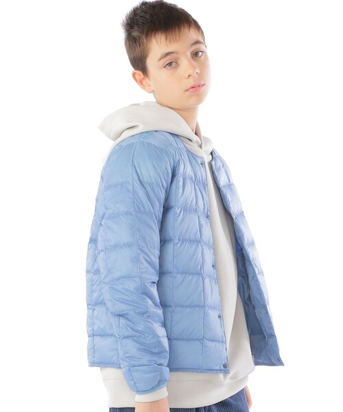 TAION(タイオン)の「【WEB限定】TAION:150~160cm / キッズ インナー ダウン ジャケット(ダウンジャケット/コート・キッズ・ライトブルー/ブラック/ネイビー/カーキ/ラベンダー/イエロー・150/M/160)」の15枚目の写真