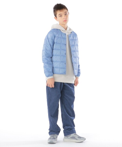 TAION(タイオン)の「【WEB限定】TAION:150~160cm / キッズ インナー ダウン ジャケット(ダウンジャケット/コート・キッズ・ライトブルー/ブラック/ネイビー/カーキ/ラベンダー/イエロー・150/M/160)」の16枚目の写真