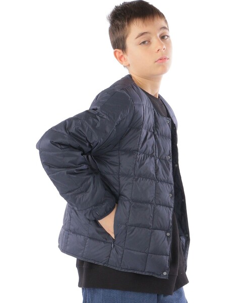 TAION(タイオン)の「【WEB限定】TAION:150~160cm / キッズ インナー ダウン ジャケット(ダウンジャケット/コート・キッズ・ライトブルー/ブラック/ネイビー/カーキ/ラベンダー/イエロー・150/M/160)」の19枚目の写真