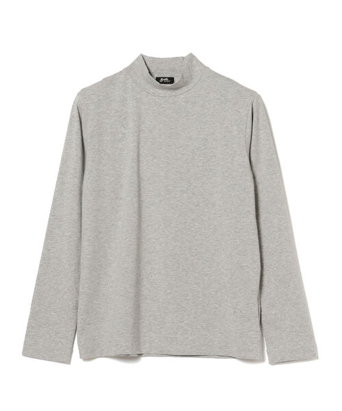 BRILLA per il gusto（ブリッラペルイルグースト）の「Brilla per il gusto / ジャージー モックネック ロングスリーブ Tシャツ（Tシャツ/カットソー・メンズ・ホワイト/ブラック/グレー・M/L/XL/S）」の3枚目の写真