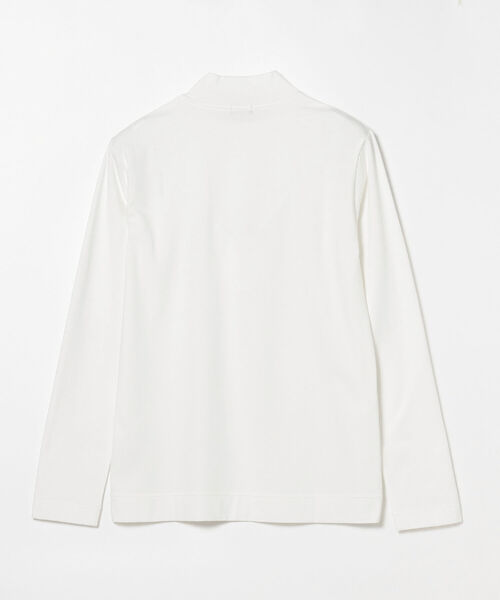 BRILLA per il gusto（ブリッラペルイルグースト）の「Brilla per il gusto / ジャージー モックネック ロングスリーブ Tシャツ（Tシャツ/カットソー・メンズ・ホワイト/ブラック/グレー・M/L/XL/S）」の5枚目の写真