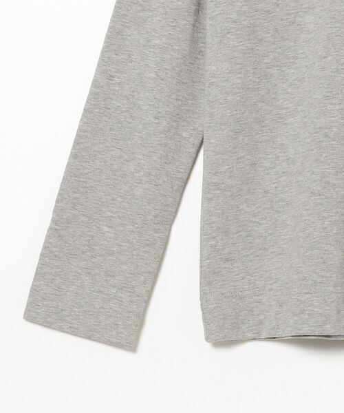 BRILLA per il gusto（ブリッラペルイルグースト）の「Brilla per il gusto / ジャージー モックネック ロングスリーブ Tシャツ（Tシャツ/カットソー・メンズ・ホワイト/ブラック/グレー・M/L/XL/S）」の9枚目の写真