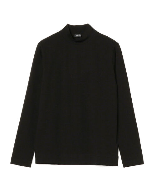 BRILLA per il gusto（ブリッラペルイルグースト）の「Brilla per il gusto / ジャージー モックネック ロングスリーブ Tシャツ（Tシャツ/カットソー・メンズ・ホワイト/ブラック/グレー・M/L/XL/S）」の12枚目の写真