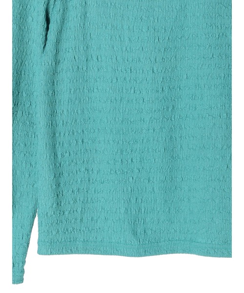 earth music&ecology(アースミュージックアンドエコロジー)の「ジャガードカットアウトプルオーバー(Tシャツ/カットソー・レディース・ライトブラウン/オフホワイト/ブラック/ブルーグリーン・M/S)」の8枚目の写真