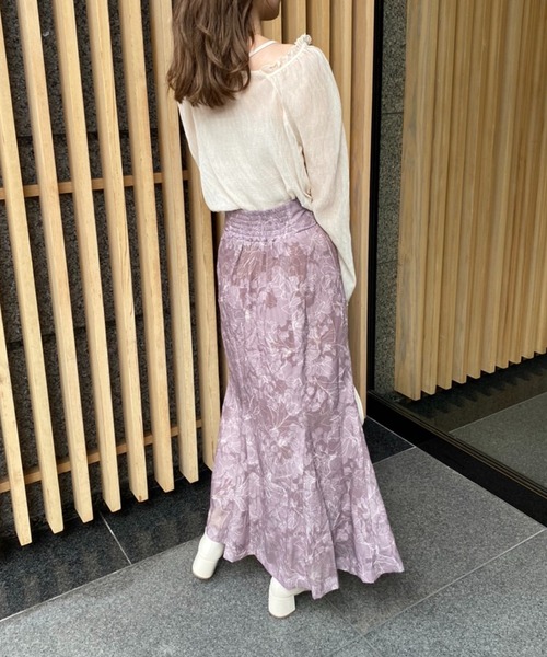 one after another NICE CLAUP（ワンアフターアナザーナイスクラップ）の「前後2WAYシアープリーツトップス（シャツ/ブラウス・レディース・アイボリー/ブラック/モカ/ベージュ系その他・FREE）」の12枚目の写真