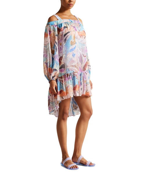 Ted Baker(テッドベーカー)の「JELINN アートプリント ツーストラップ ジェリー サンダル(サンダル・レディース・マルチ・37/36/39/38)」の7枚目の写真
