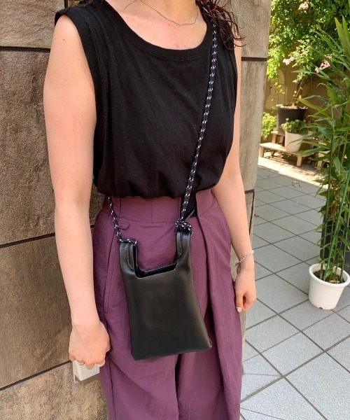 Kastane（カスタネ）の「ミニマルシェBAG（ショルダーバッグ・レディース・ブラック/ベージュ/ブルー系その他・FREE）」の6枚目の写真