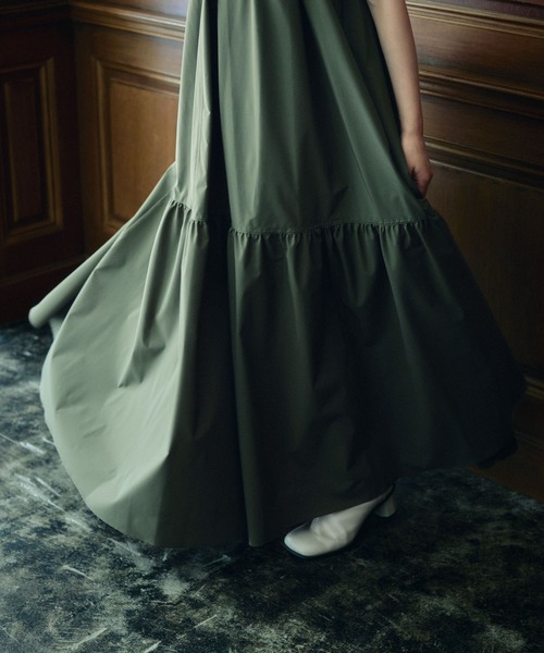 MATURED（マチュアード）の「【MATURED/マチュアード】2WAYギャザーワンピース（ワンピース・レディース・カーキ/マスタード・1/2）」の6枚目の写真