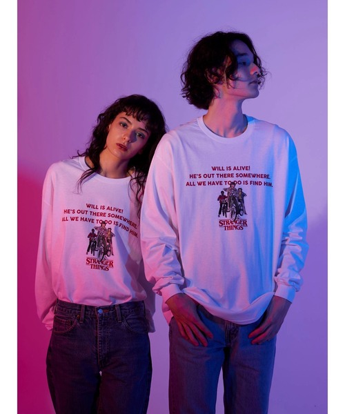 Green Parks(グリーンパークス)の「【UNISEX】■STRANGER THINGS BOYS(Tシャツ/カットソー・レディース・ホワイト・FREE)」の6枚目の写真