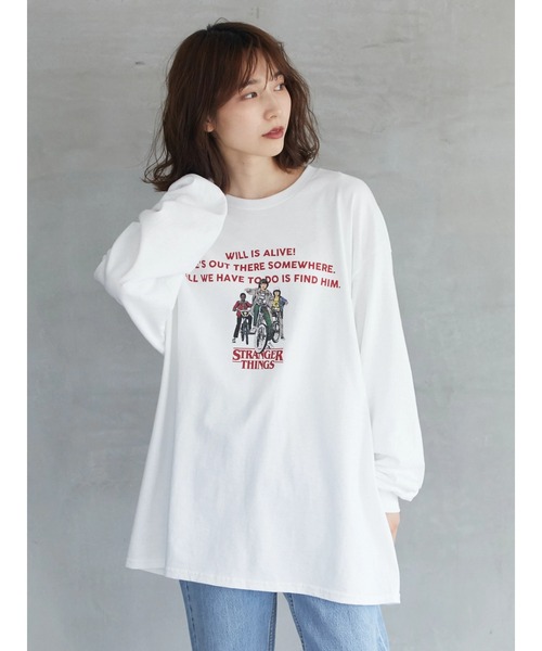 Green Parks(グリーンパークス)の「【UNISEX】■STRANGER THINGS BOYS(Tシャツ/カットソー・レディース・ホワイト・FREE)」の9枚目の写真