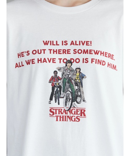 Green Parks(グリーンパークス)の「【UNISEX】■STRANGER THINGS BOYS(Tシャツ/カットソー・レディース・ホワイト・FREE)」の13枚目の写真
