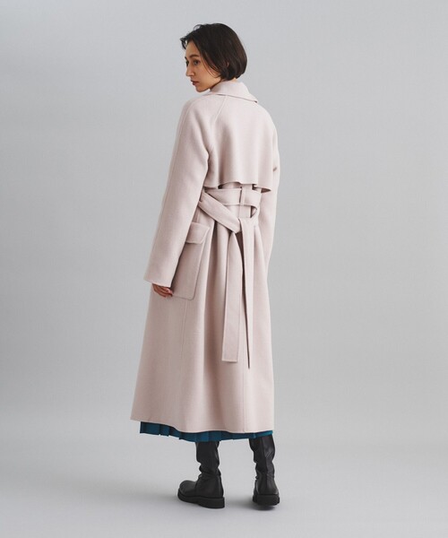 美品✨ダイアグラム 8.5万 ウールカシミヤ リバートレンチコート ゆったり36 Diagram（ダイアグラム）の「リバートレンチコート（その他アウター