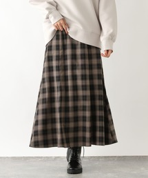 チェックマーメイドスカート/124229