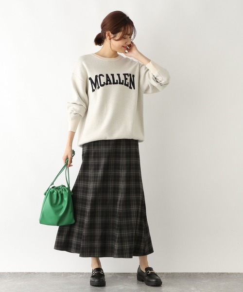 GLOBAL WORK(グローバルワーク)の「チェックマーメイドスカート/124229(スカート・レディース・ネイビー/ブラック/グリーン・MEDIUM/LARGE)」の12枚目の写真