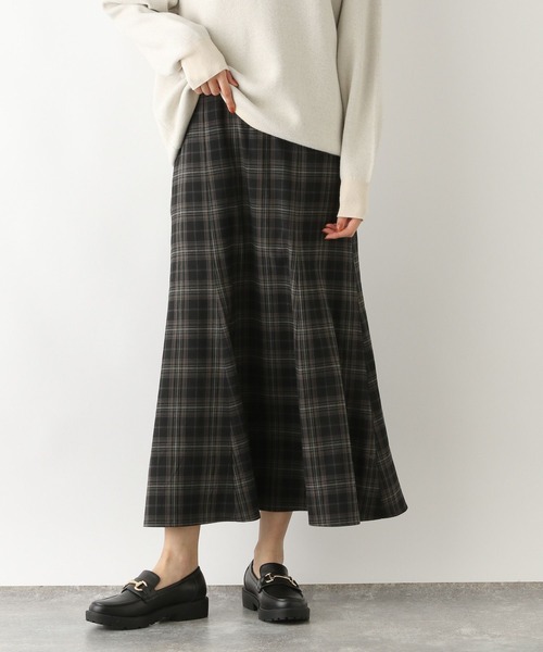 GLOBAL WORK(グローバルワーク)の「チェックマーメイドスカート/124229(スカート・レディース・ネイビー/ブラック/グリーン・MEDIUM/LARGE)」の14枚目の写真
