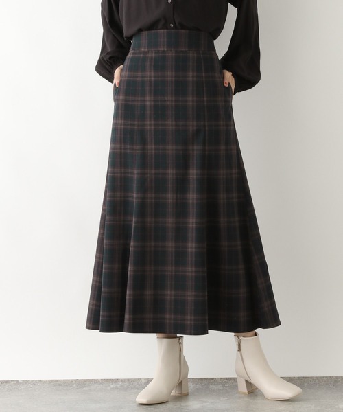 GLOBAL WORK(グローバルワーク)の「チェックマーメイドスカート/124229(スカート・レディース・ネイビー/ブラック/グリーン・MEDIUM/LARGE)」の19枚目の写真