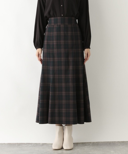 GLOBAL WORK(グローバルワーク)の「チェックマーメイドスカート/124229(スカート・レディース・ネイビー/ブラック/グリーン・MEDIUM/LARGE)」の21枚目の写真