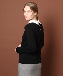 DRESSTERIOR | 【360度美しい】バックパール調ニットプルオーバー(ニット/セーター)