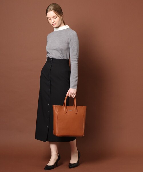 DRESSTERIOR（ドレステリア）の「◆【360度美しい】バックパール調ニットプルオーバー（ニット/セーター・レディース・ライトグレー/ブラック/ブルー・38/36/34）」の18枚目の写真