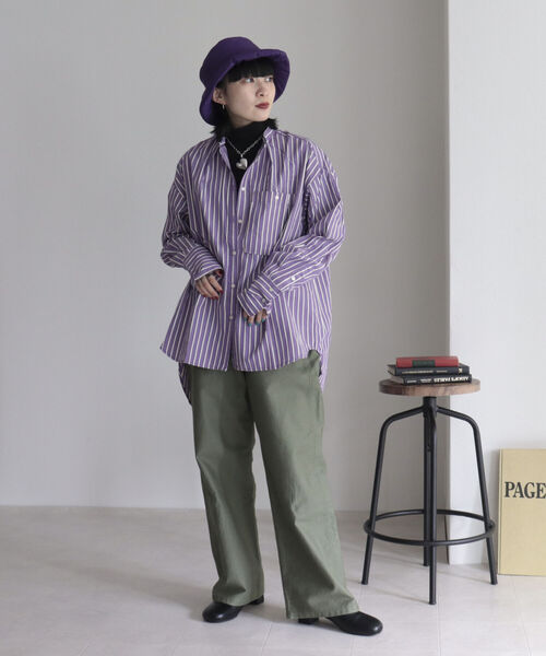 fredy emue（フレディエミュ）の「シンサレート中綿バケットハット（ハット・レディース・ブラック/パープル/ライトグリーン/キナリ・FREE）」の9枚目の写真