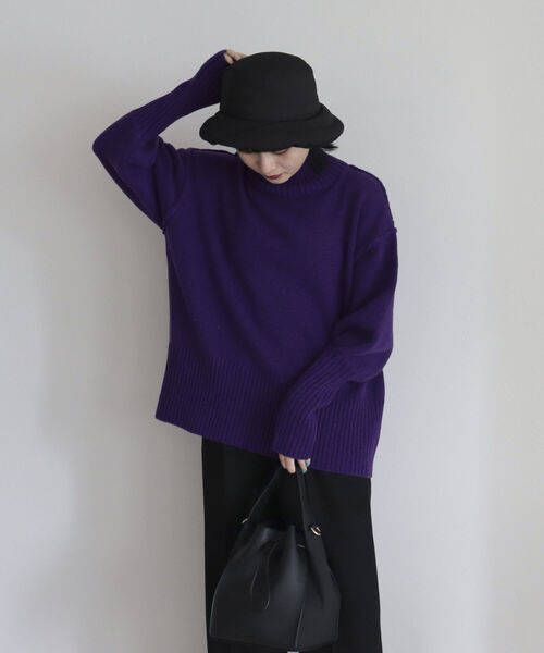 fredy emue（フレディエミュ）の「シンサレート中綿バケットハット（ハット・レディース・ブラック/パープル/ライトグリーン/キナリ・FREE）」の6枚目の写真
