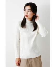 RODEO CROWNS WIDE BOWL | リブタートルニット(ニット/セーター)