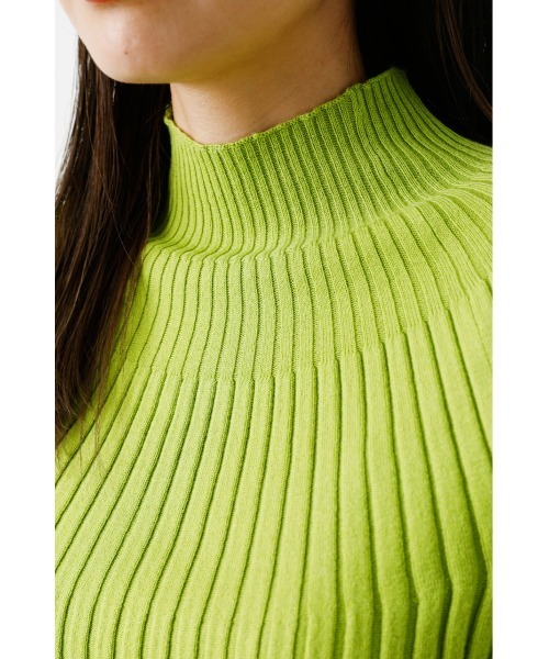 RODEO CROWNS WIDE BOWL（ロデオクラウンズワイドボウル）の「リブタートルニット（ニット/セーター・レディース・ブラック/ライトグリーン/オフホワイト/ピンク・FREE）」の13枚目の写真