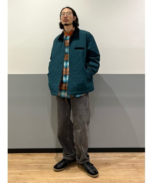 BACK NUMBER(バックナンバー)の「【BACK NUMBER】キルトブルゾン(ブルゾン・メンズ・ブラック/グリーン・L/S/M)」の14枚目の写真