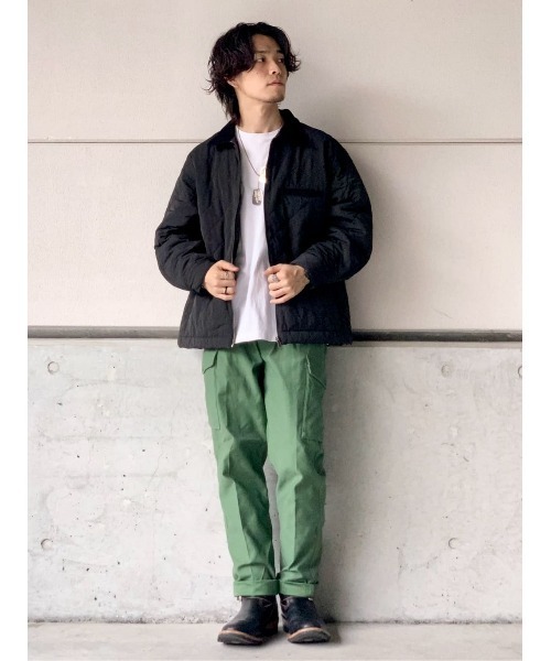 BACK NUMBER(バックナンバー)の「【BACK NUMBER】キルトブルゾン(ブルゾン・メンズ・ブラック/グリーン・L/S/M)」の19枚目の写真