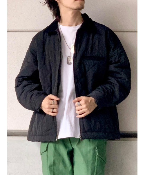 BACK NUMBER(バックナンバー)の「【BACK NUMBER】キルトブルゾン(ブルゾン・メンズ・ブラック/グリーン・L/S/M)」の18枚目の写真